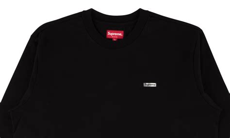 supreme metallic box logo l/s tee|Supreme Metallic Box Logo L/S Tee .